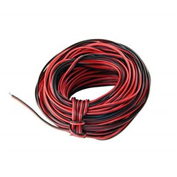 20meter -22 AWG Extension Cable - Black/Red