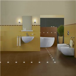 LED mini recessed bathroom luminaire "Aldonna" - 0.3W - 12V DC with 7 metre cable
