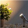 6W LED Garden Spotlight "Cypress" Warm White 12V IP68 Silver