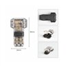 T connector low voltage 3-fold