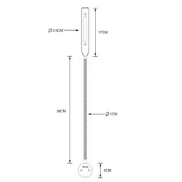 Set of 1 LED Wall Light-3W Black - 40cm Gooseneck - DIMMABLE