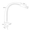 Set of 1 LED wall lamp - DIMMABLE -3W - 40cm gooseneck