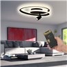 Zigbee LED ceiling light with spotlight "Doculus" 2 flame 40W 3000K dimmable