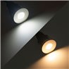 Set of 6 Mini LED Recessed Floor Light Switchable Double Color Temperature 12VDC 3 STEP DIM