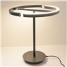 LED table lamp Vega 18W 3000K in black including USB charger and power adapter