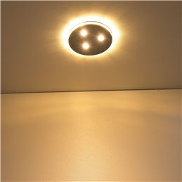 LED recessed spotlight 12VDC DIMMBAR 6W 3000K front & side